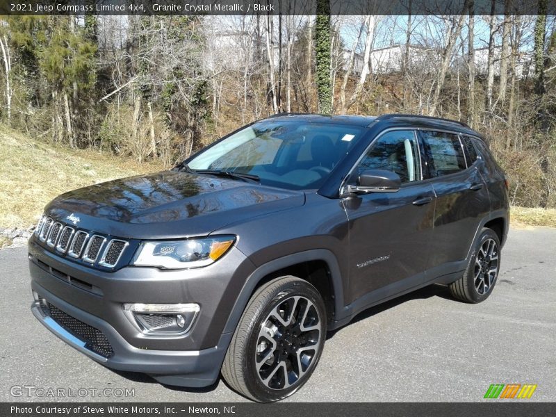 Granite Crystal Metallic / Black 2021 Jeep Compass Limited 4x4