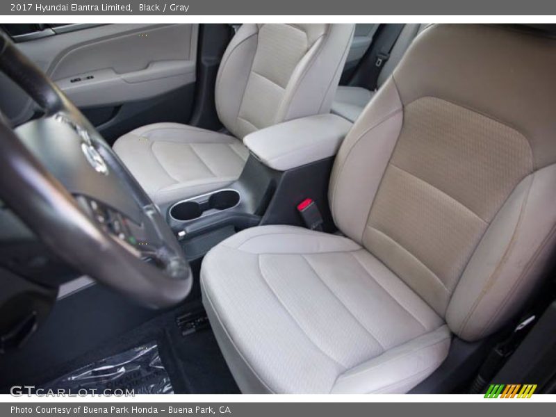 Black / Gray 2017 Hyundai Elantra Limited