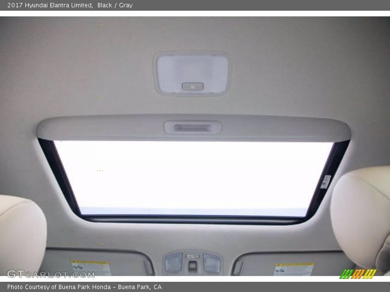 Black / Gray 2017 Hyundai Elantra Limited