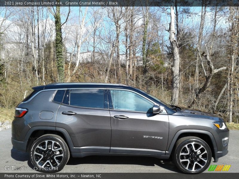 Granite Crystal Metallic / Black 2021 Jeep Compass Limited 4x4