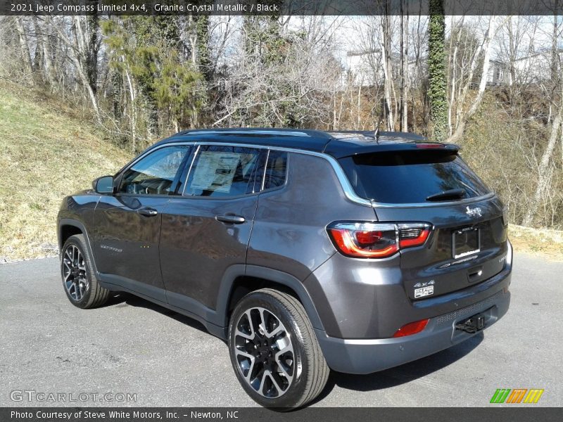 Granite Crystal Metallic / Black 2021 Jeep Compass Limited 4x4