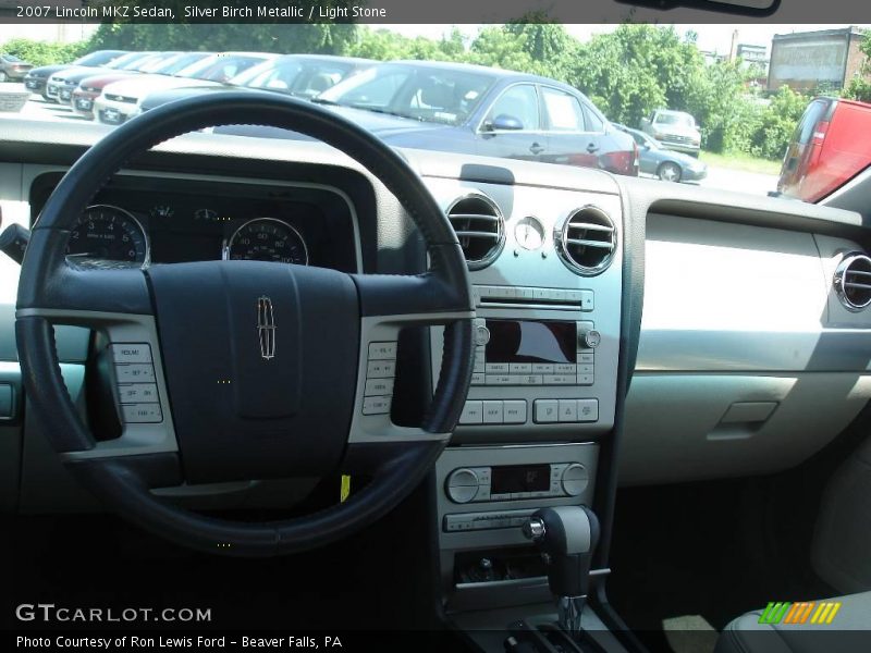 Silver Birch Metallic / Light Stone 2007 Lincoln MKZ Sedan