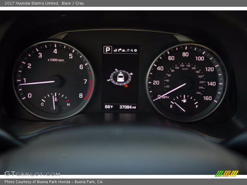 Black / Gray 2017 Hyundai Elantra Limited