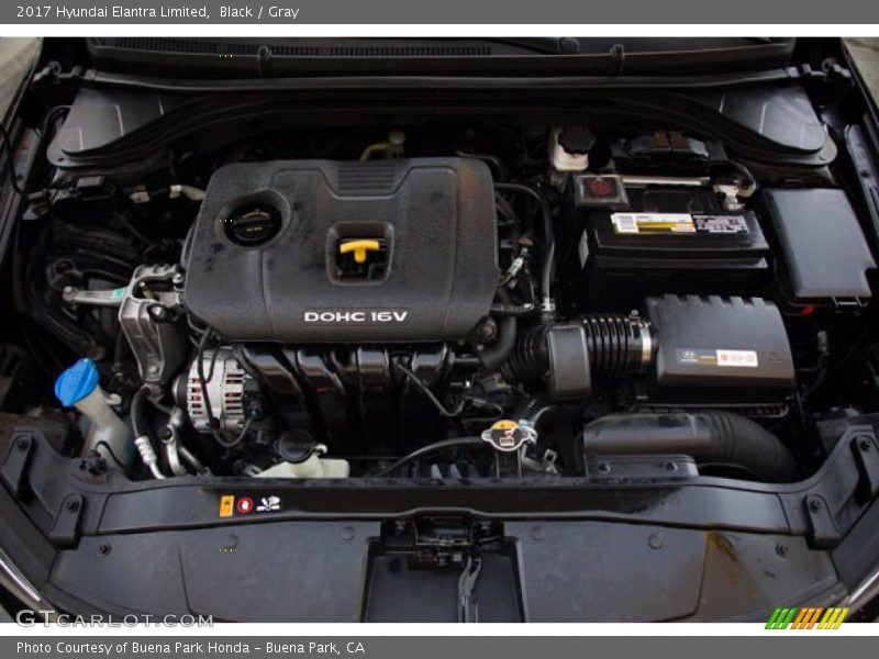 Black / Gray 2017 Hyundai Elantra Limited