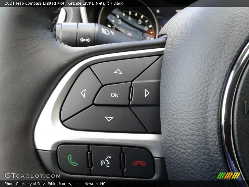 Granite Crystal Metallic / Black 2021 Jeep Compass Limited 4x4