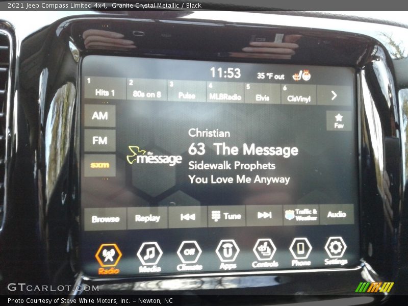 Granite Crystal Metallic / Black 2021 Jeep Compass Limited 4x4