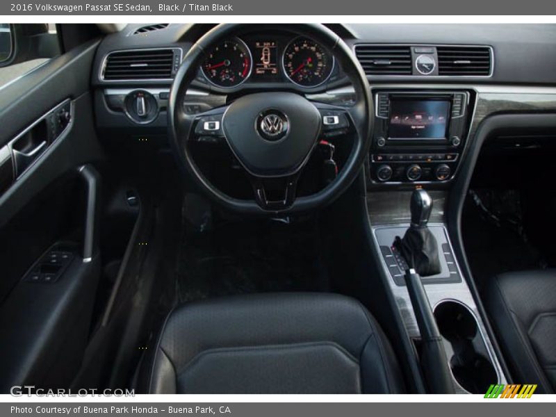 Black / Titan Black 2016 Volkswagen Passat SE Sedan