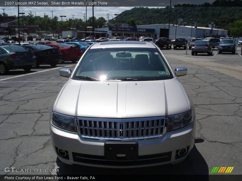 Silver Birch Metallic / Light Stone 2007 Lincoln MKZ Sedan
