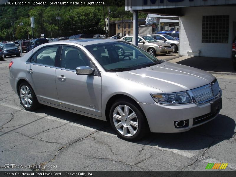 Silver Birch Metallic / Light Stone 2007 Lincoln MKZ Sedan