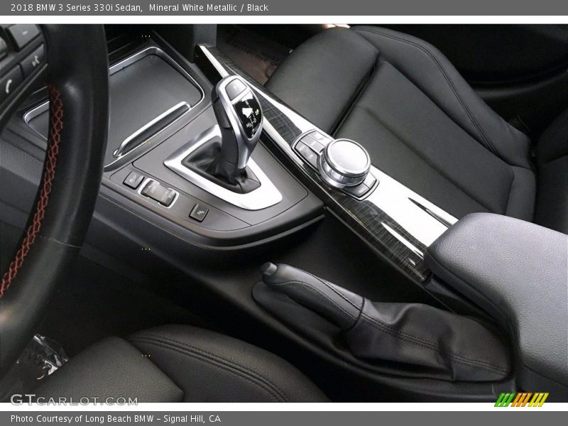 Mineral White Metallic / Black 2018 BMW 3 Series 330i Sedan