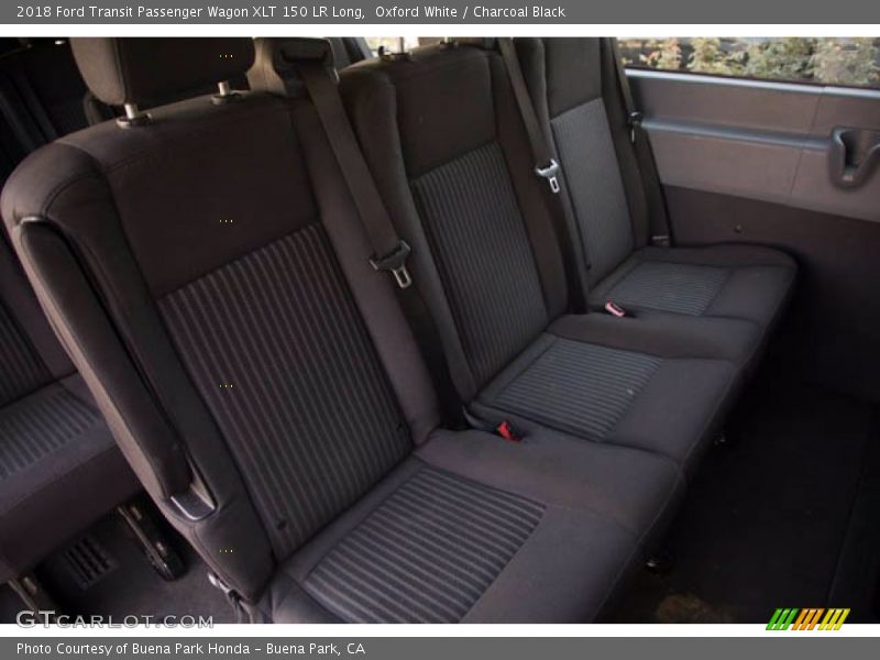 Oxford White / Charcoal Black 2018 Ford Transit Passenger Wagon XLT 150 LR Long