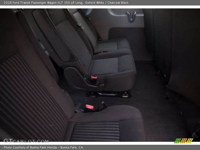 Oxford White / Charcoal Black 2018 Ford Transit Passenger Wagon XLT 150 LR Long
