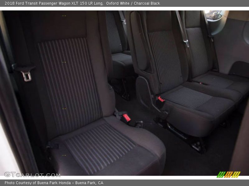 Oxford White / Charcoal Black 2018 Ford Transit Passenger Wagon XLT 150 LR Long