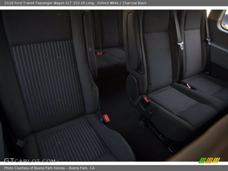 Oxford White / Charcoal Black 2018 Ford Transit Passenger Wagon XLT 150 LR Long