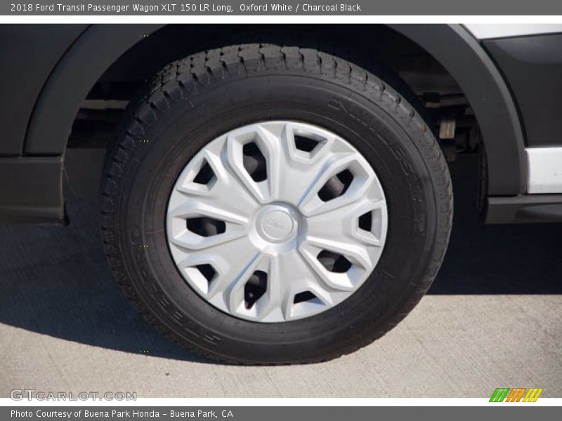 Oxford White / Charcoal Black 2018 Ford Transit Passenger Wagon XLT 150 LR Long
