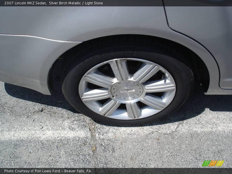 Silver Birch Metallic / Light Stone 2007 Lincoln MKZ Sedan