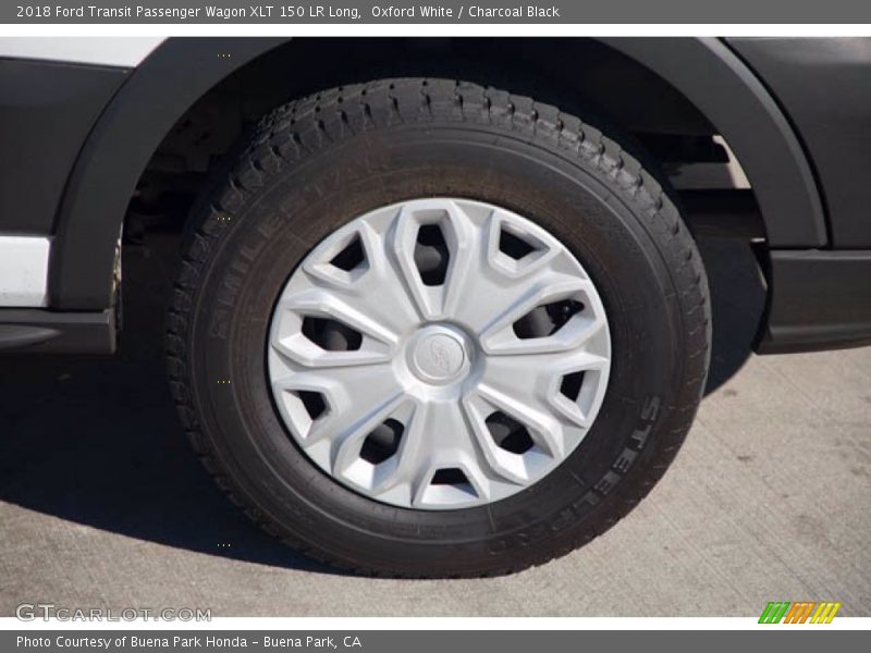 Oxford White / Charcoal Black 2018 Ford Transit Passenger Wagon XLT 150 LR Long