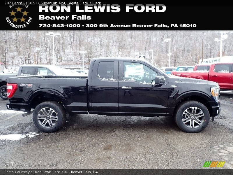Agate Black / Black 2021 Ford F150 STX SuperCab 4x4