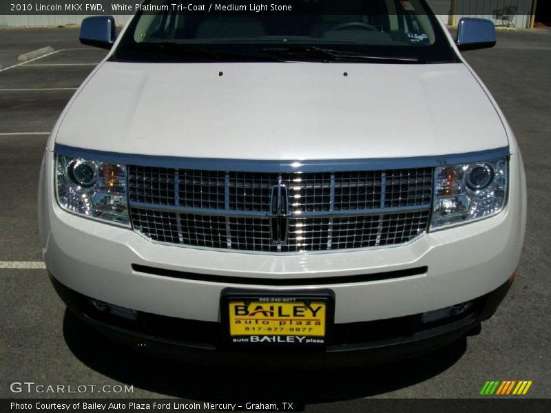 White Platinum Tri-Coat / Medium Light Stone 2010 Lincoln MKX FWD