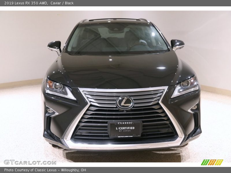 Caviar / Black 2019 Lexus RX 350 AWD