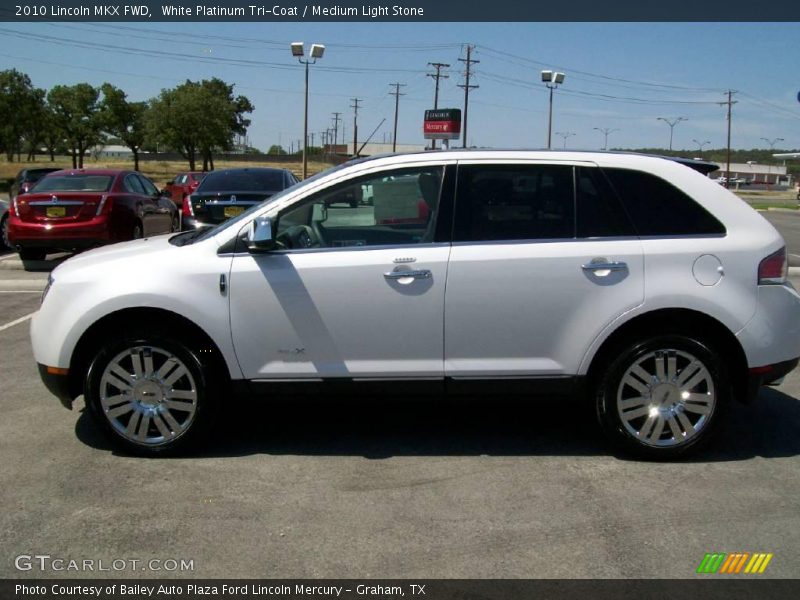 White Platinum Tri-Coat / Medium Light Stone 2010 Lincoln MKX FWD