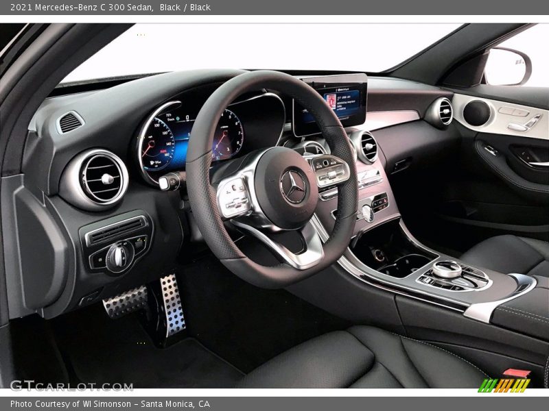 Black / Black 2021 Mercedes-Benz C 300 Sedan