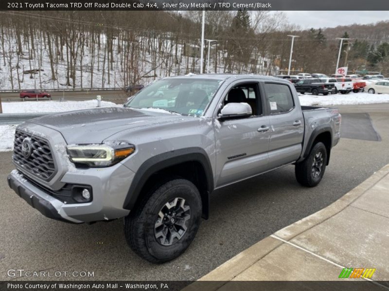 Silver Sky Metallic / TRD Cement/Black 2021 Toyota Tacoma TRD Off Road Double Cab 4x4