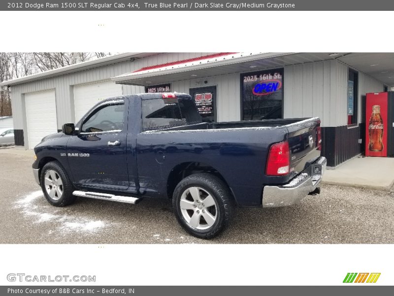 True Blue Pearl / Dark Slate Gray/Medium Graystone 2012 Dodge Ram 1500 SLT Regular Cab 4x4