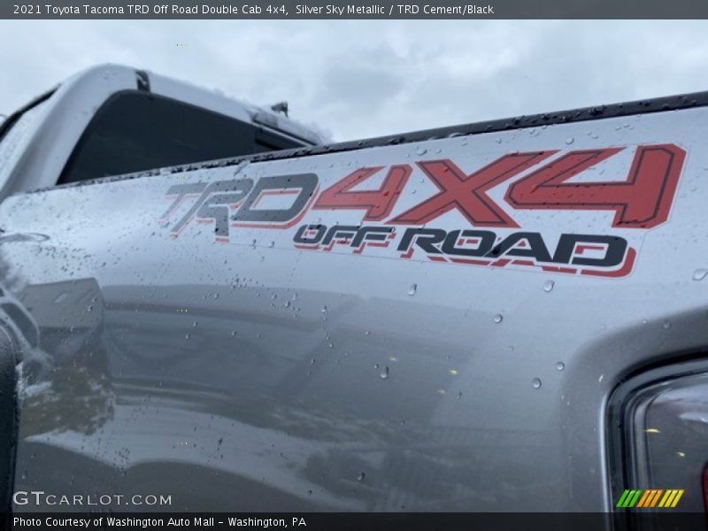 Silver Sky Metallic / TRD Cement/Black 2021 Toyota Tacoma TRD Off Road Double Cab 4x4