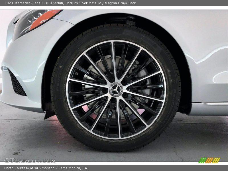 Iridium Silver Metallic / Magma Gray/Black 2021 Mercedes-Benz C 300 Sedan