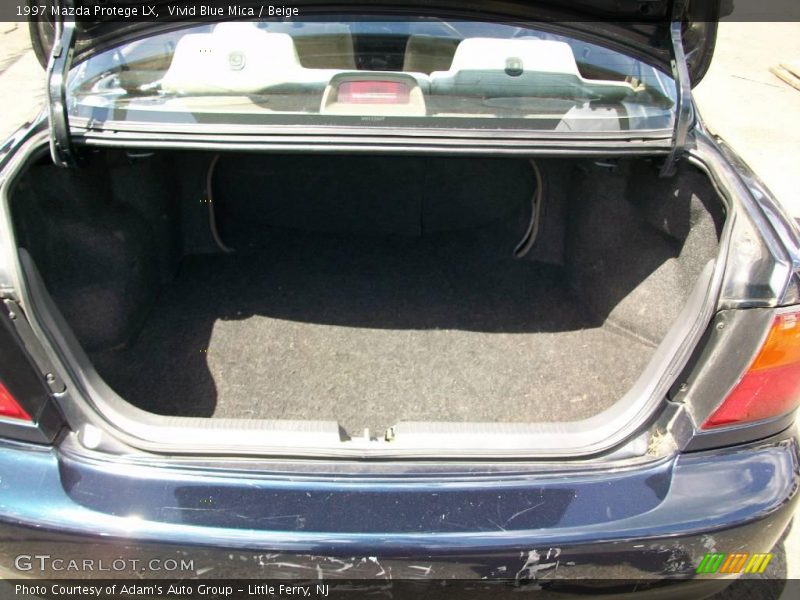 Vivid Blue Mica / Beige 1997 Mazda Protege LX