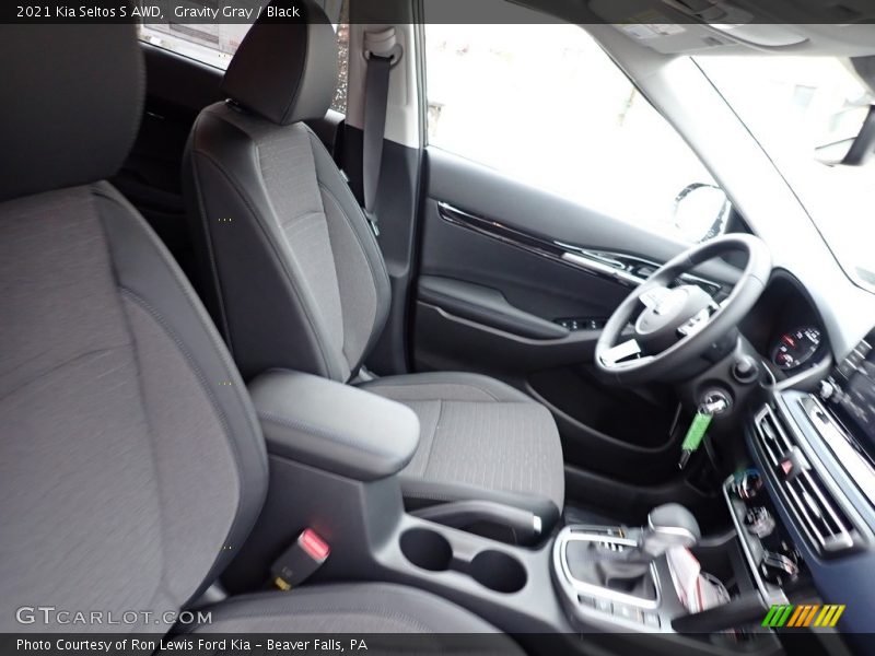 Gravity Gray / Black 2021 Kia Seltos S AWD