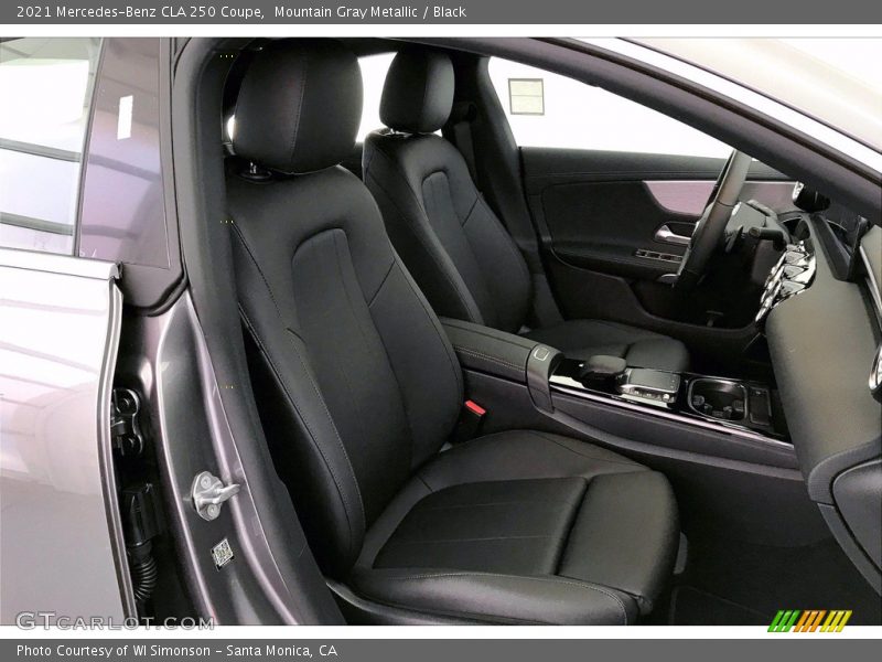 Mountain Gray Metallic / Black 2021 Mercedes-Benz CLA 250 Coupe