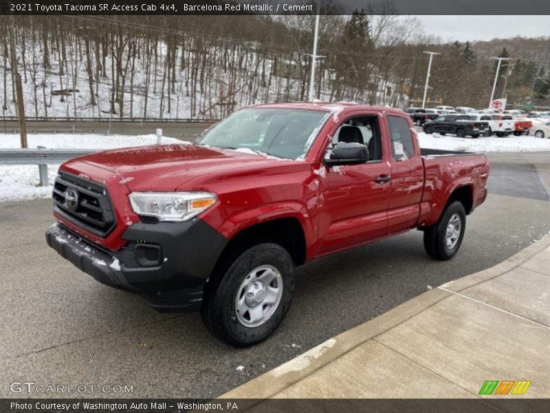 Barcelona Red Metallic / Cement 2021 Toyota Tacoma SR Access Cab 4x4