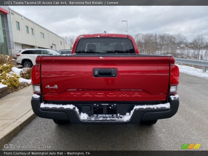 Barcelona Red Metallic / Cement 2021 Toyota Tacoma SR Access Cab 4x4