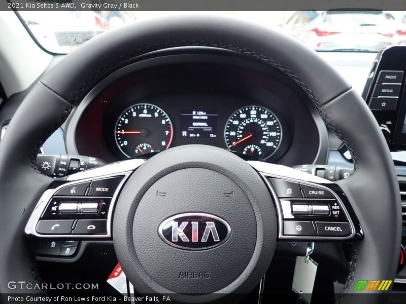 Gravity Gray / Black 2021 Kia Seltos S AWD