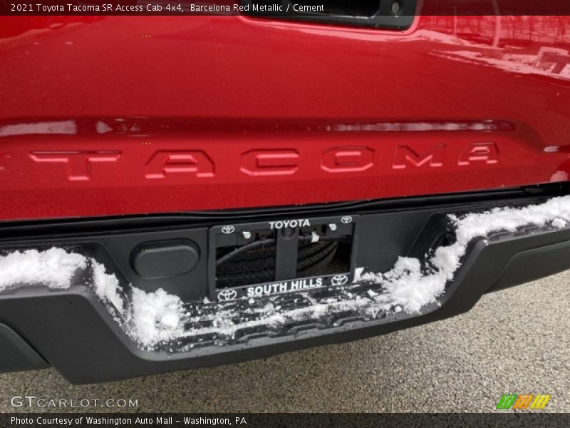 Barcelona Red Metallic / Cement 2021 Toyota Tacoma SR Access Cab 4x4