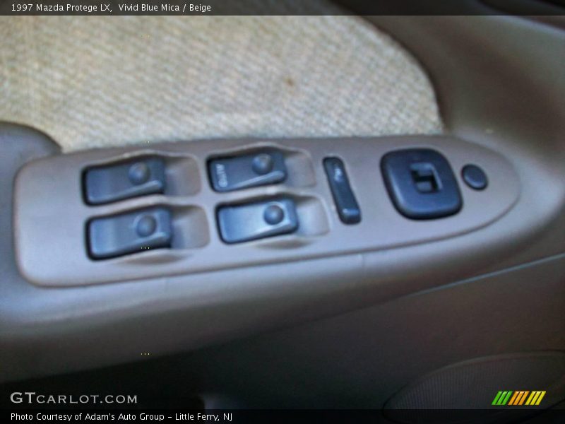Vivid Blue Mica / Beige 1997 Mazda Protege LX
