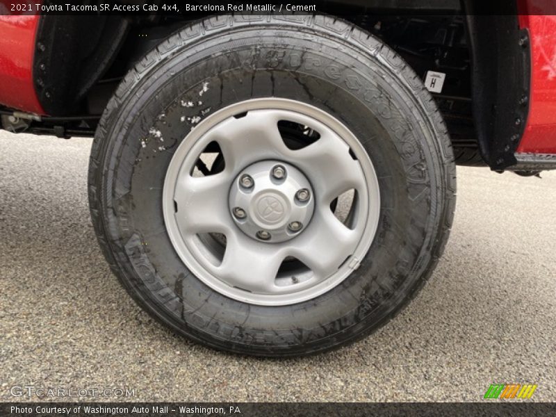 Barcelona Red Metallic / Cement 2021 Toyota Tacoma SR Access Cab 4x4