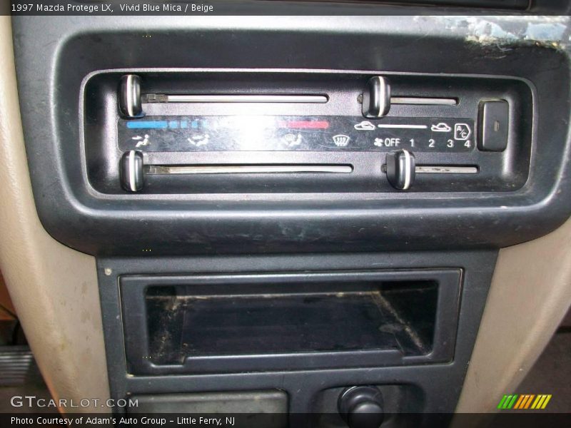 Vivid Blue Mica / Beige 1997 Mazda Protege LX