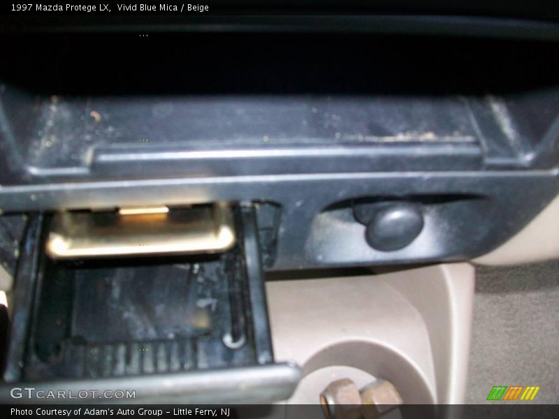Vivid Blue Mica / Beige 1997 Mazda Protege LX