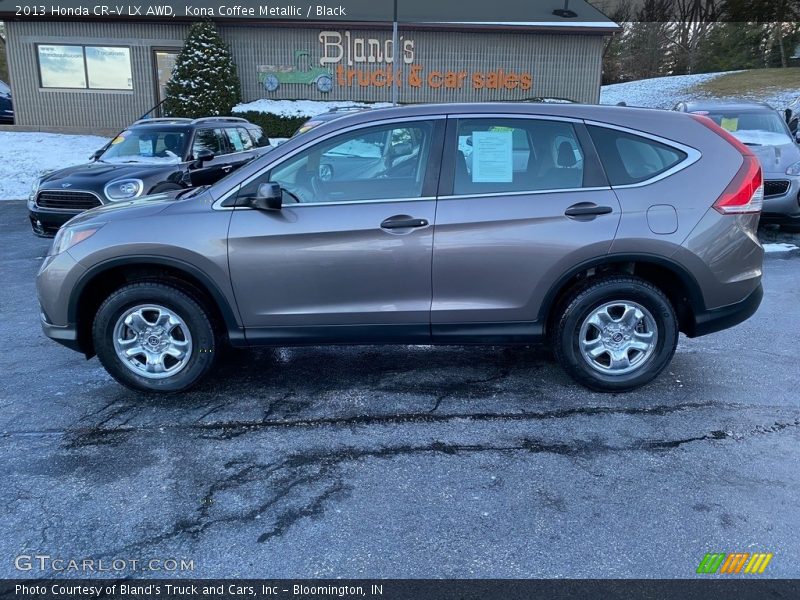 Kona Coffee Metallic / Black 2013 Honda CR-V LX AWD