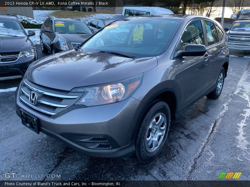 Kona Coffee Metallic / Black 2013 Honda CR-V LX AWD