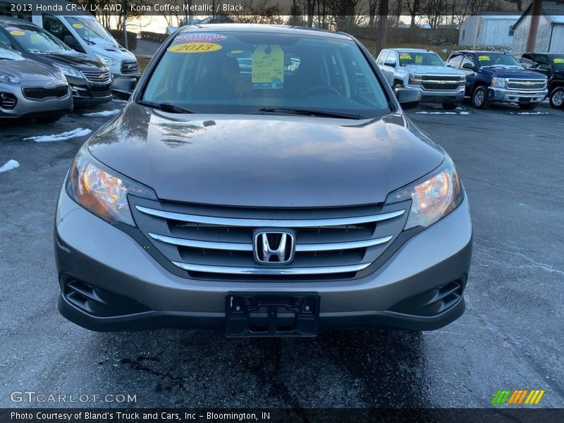 Kona Coffee Metallic / Black 2013 Honda CR-V LX AWD