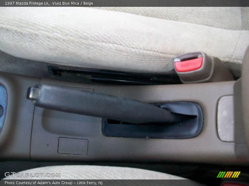 Vivid Blue Mica / Beige 1997 Mazda Protege LX