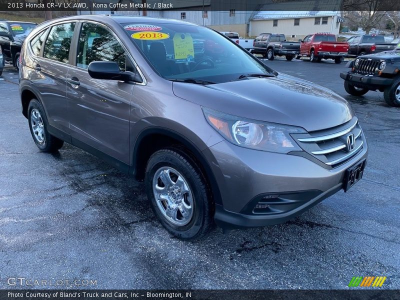Kona Coffee Metallic / Black 2013 Honda CR-V LX AWD
