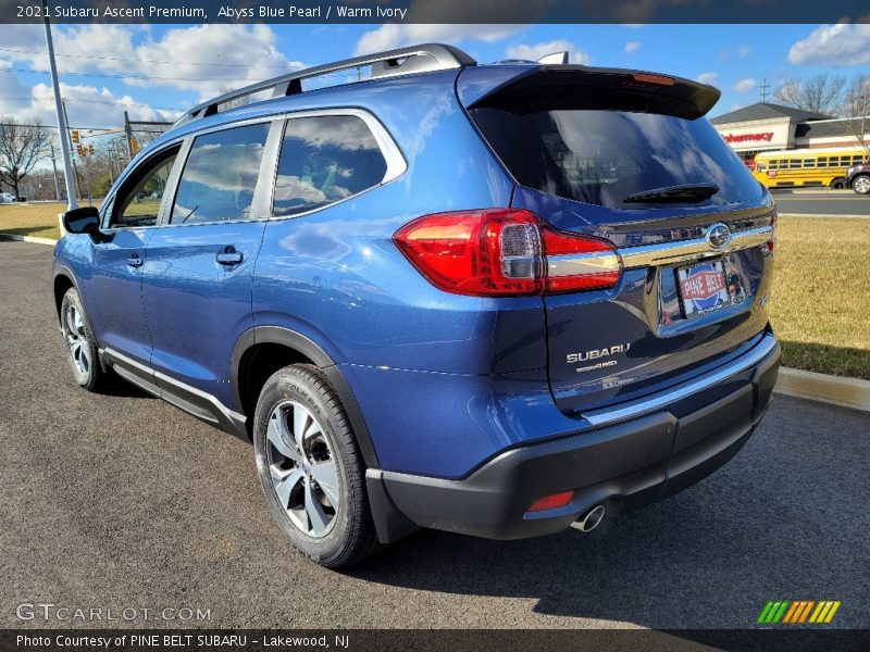 Abyss Blue Pearl / Warm Ivory 2021 Subaru Ascent Premium