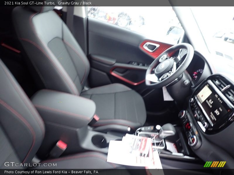Gravity Gray / Black 2021 Kia Soul GT-Line Turbo