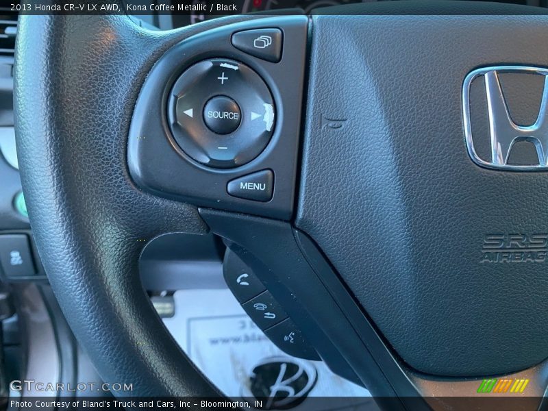 Kona Coffee Metallic / Black 2013 Honda CR-V LX AWD