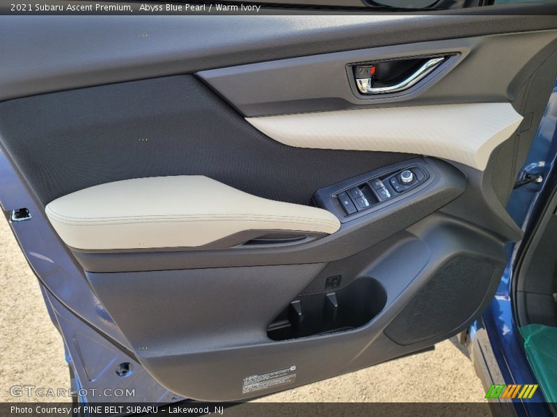 Abyss Blue Pearl / Warm Ivory 2021 Subaru Ascent Premium